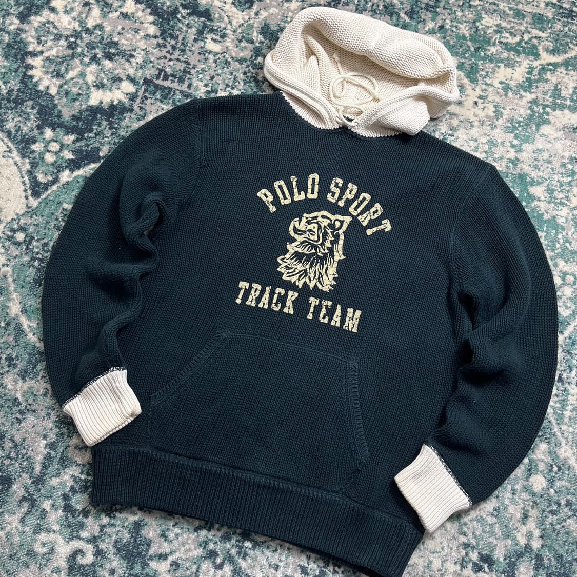 Polo Sports 폴로 올드스쿨 트랙 니트 후드(100) 상품이미지2