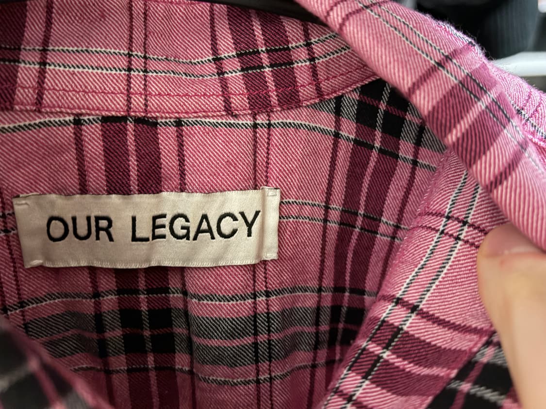 아워레가시 보로우드 셔츠 핑크 50사이즈 상품이미지3