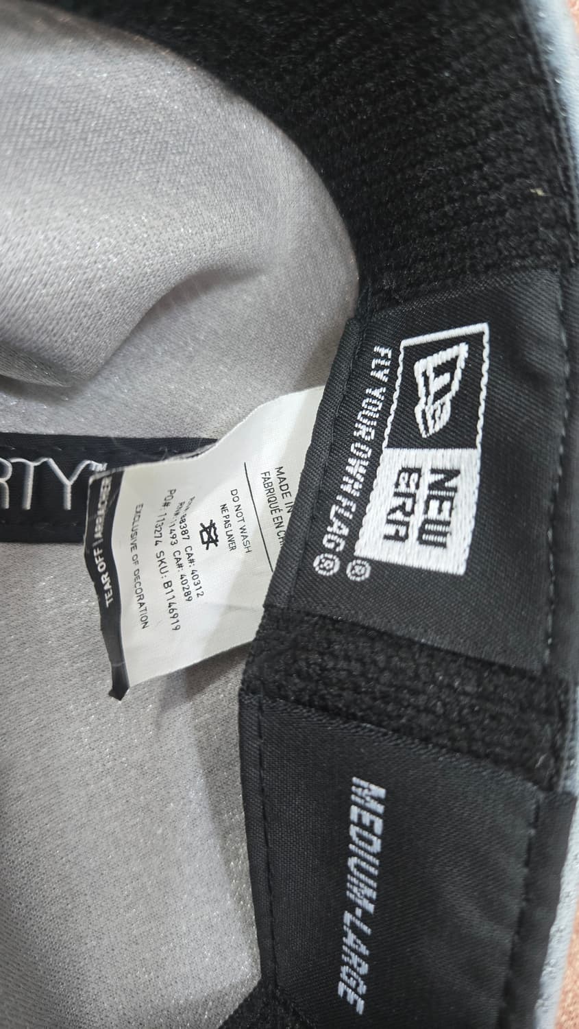 테일러메이드 뉴에라 모자 플렉스핏 핏 그레이 캡 - 사이즈 M-L 상품이미지6