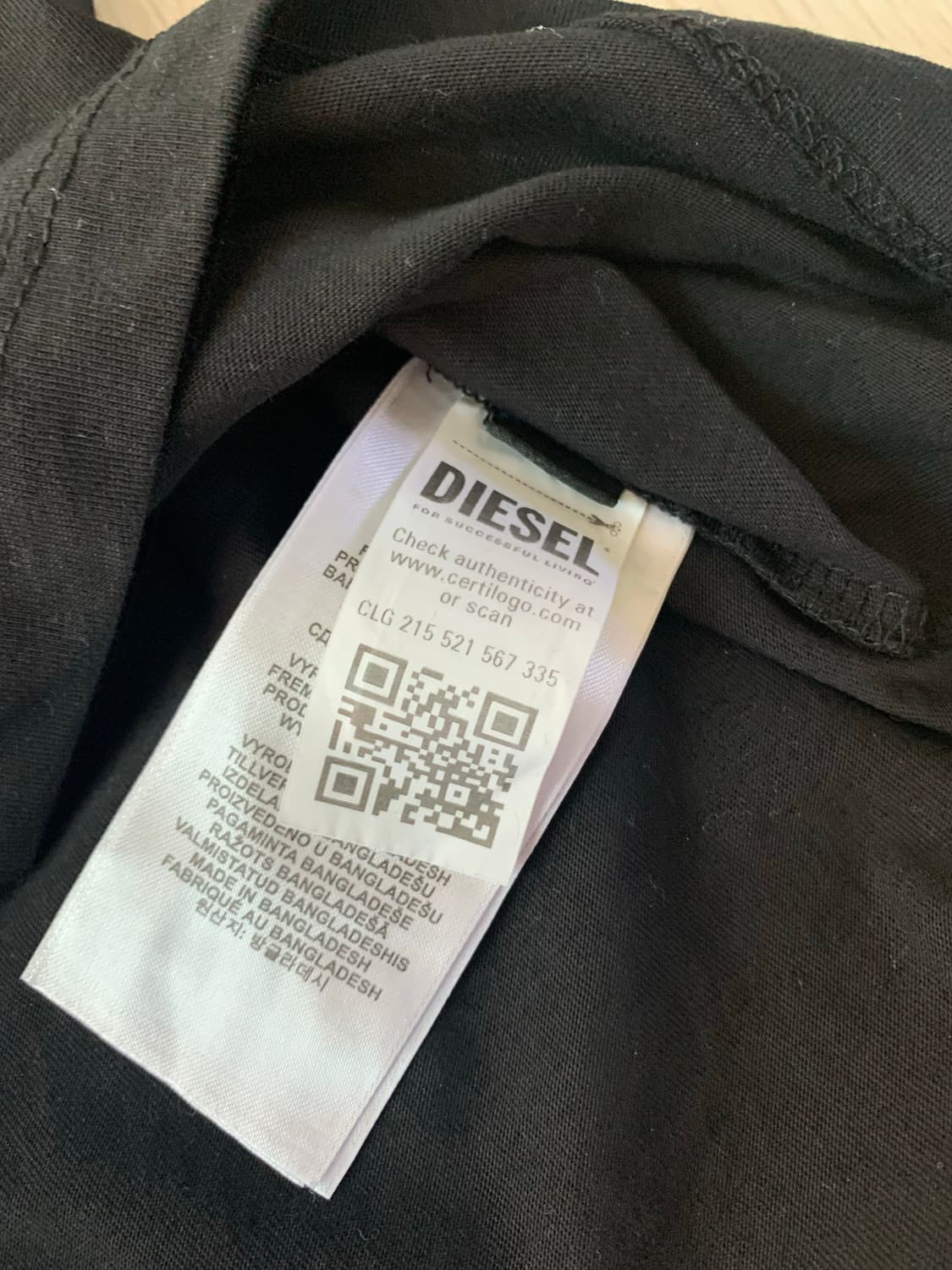 디젤(DIESEL)반팔 티셔츠 상품이미지4