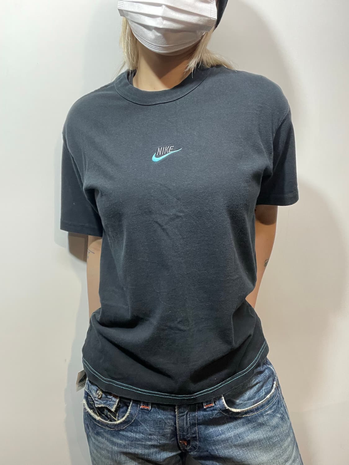 나이키 블랙 반팔 티셔츠 상품이미지1