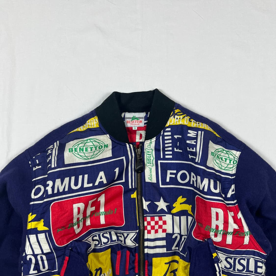 90‘s 베네통포뮬러1 bf1 울 봄버자켓 상품이미지2