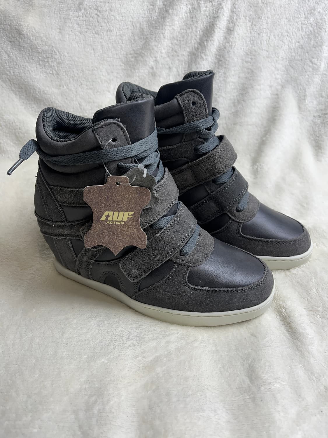 [230]  AUF ACTION 하이탑 웨지힐 스니커즈 || 아쉬ST 상품이미지1