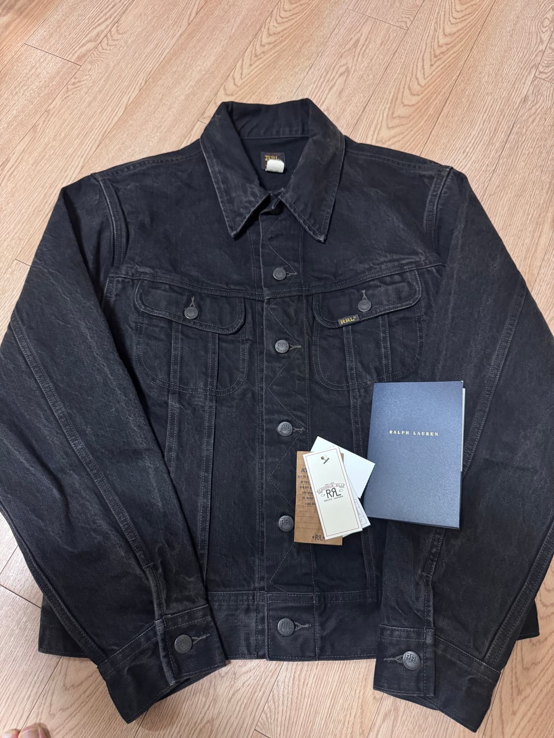 RRL 더블알엘 Lot.271 블랙 트러커 자켓 M 상품이미지2