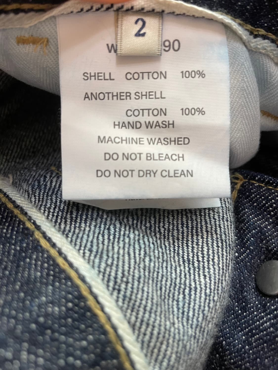 뤡코즈 넵 데님 2사이즈 새재품 판매 상품이미지3