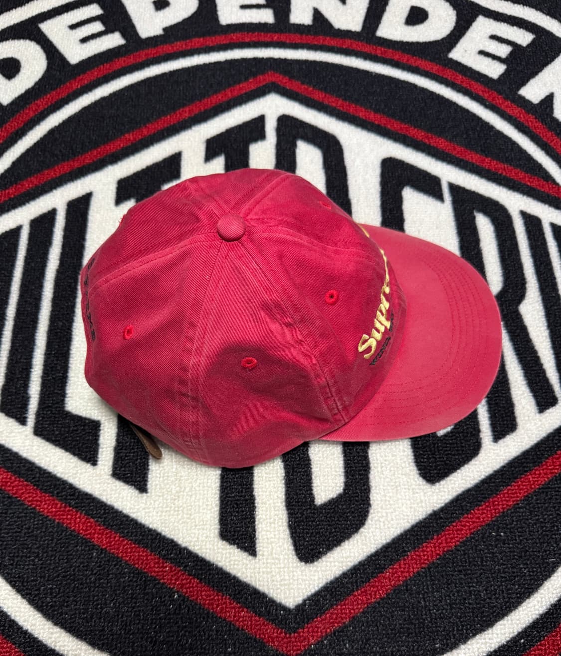 슈프림 팀버랜드 6 패널 레드 상품이미지2