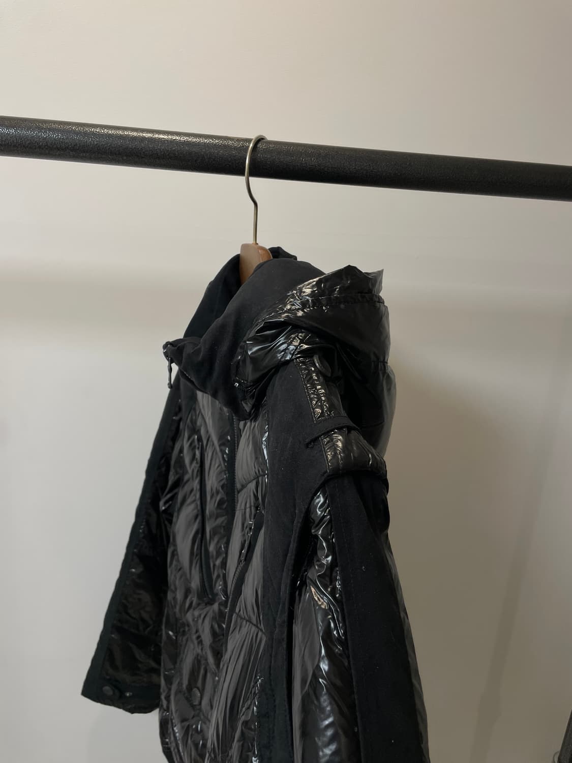 (L) Buckaroo 버커루 디테쳐블 글로시 유광 패딩 상품이미지4