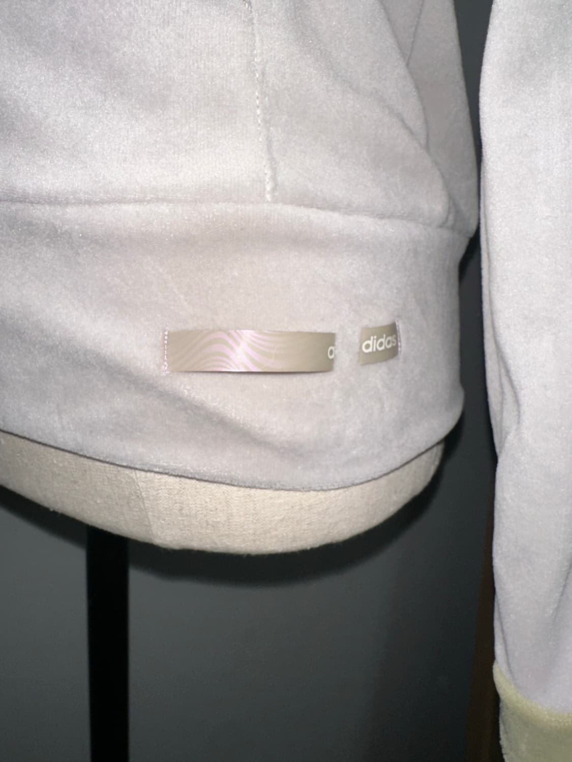 아디다스 하이넥 소매 삼색 배색 트랙탑 져지 상품이미지7