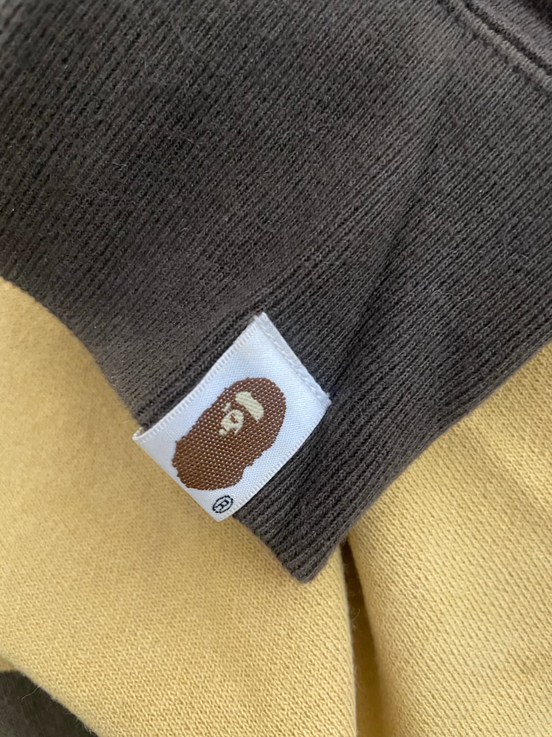 (급처)베이프 카모 크레이지 후드집업 황계 상품이미지2