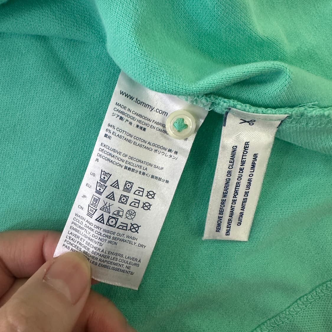 SP 타미힐피거 슬림핏 카라티 0320D 상품이미지3