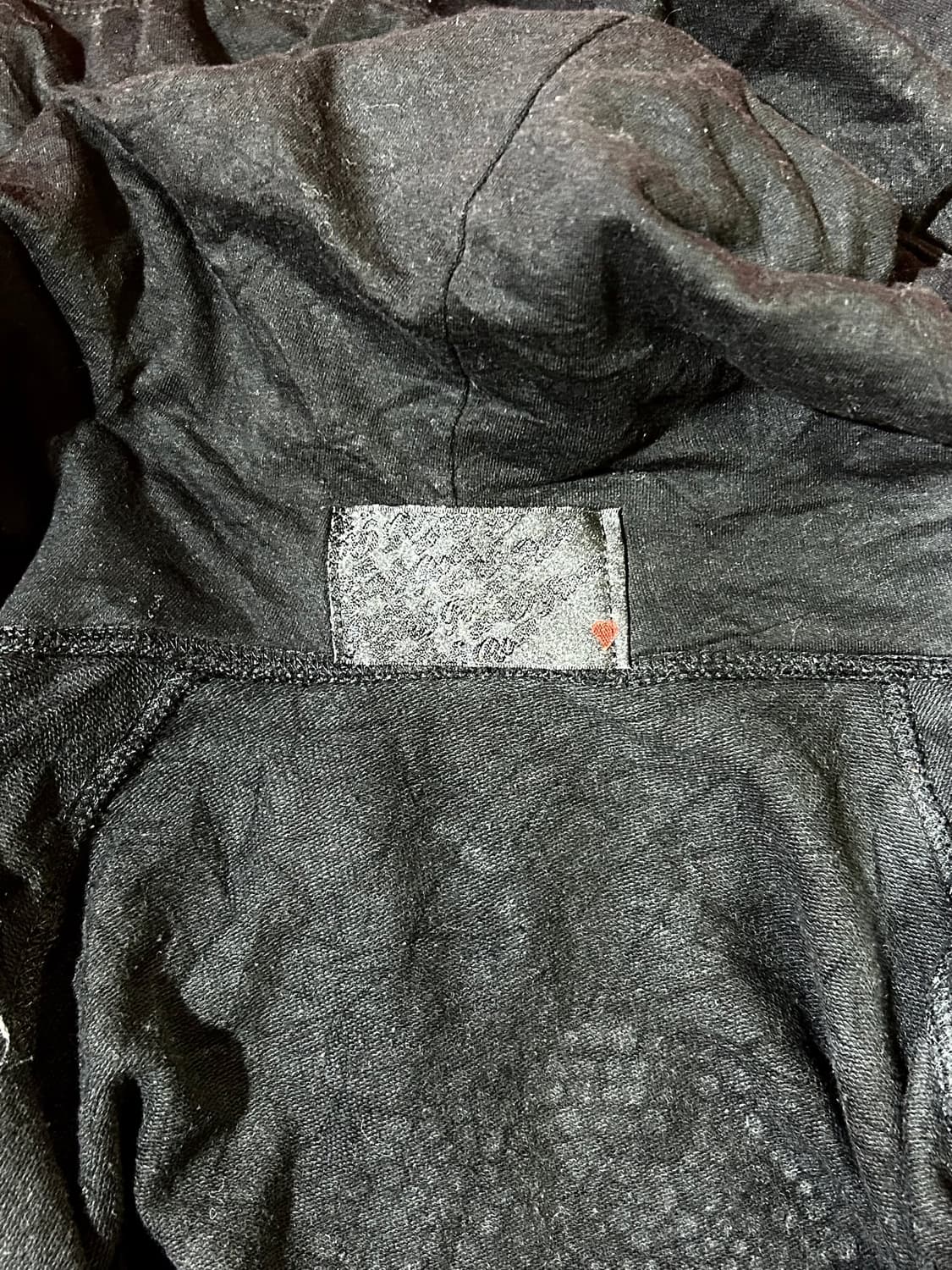 roen hooded zip up 로엔 스컬 디자인 보노 넥 후드집업 상품이미지3