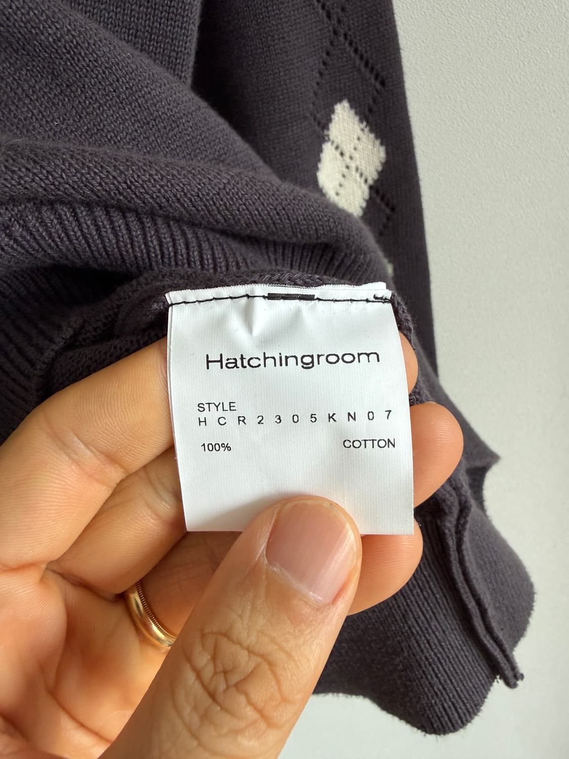 해칭룸(HATCHINGROOM) 코튼 니트 상품이미지6
