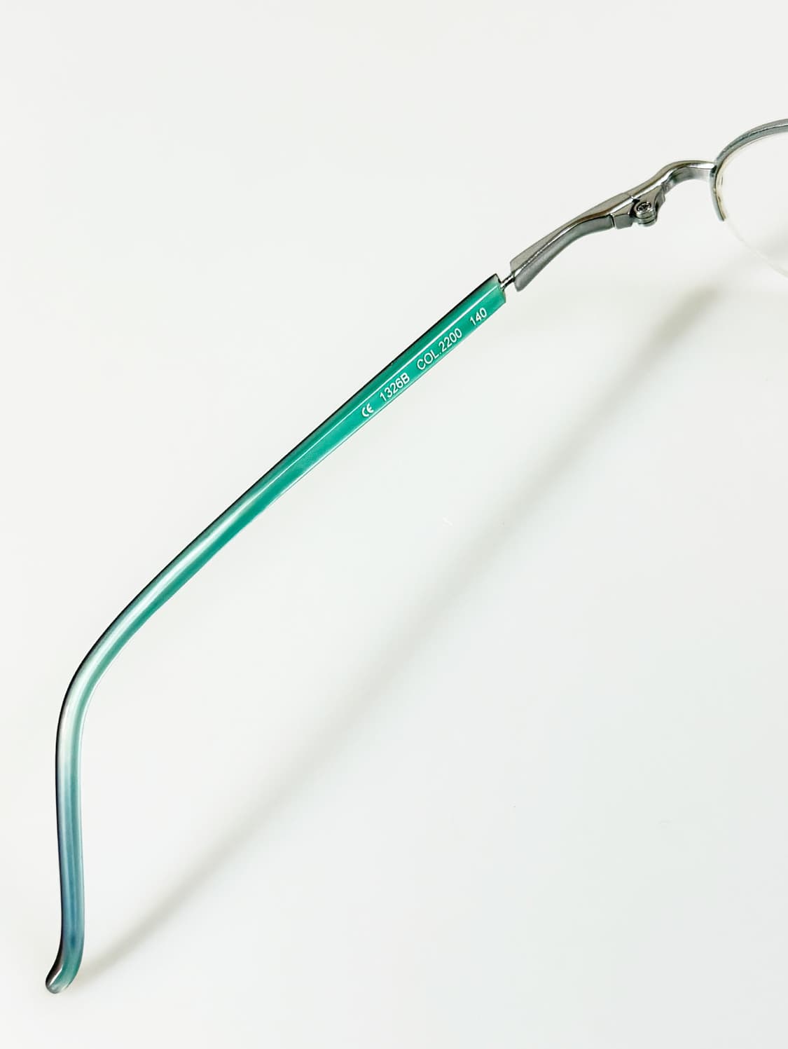 90s KALEIDO 실버 오벌 메탈 반무테 빈티지  안경 상품이미지7