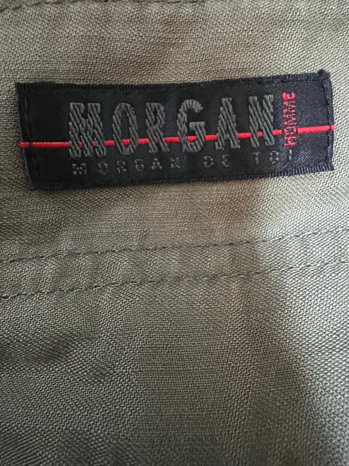 빈티지 카키 카고 팬츠 상품이미지3