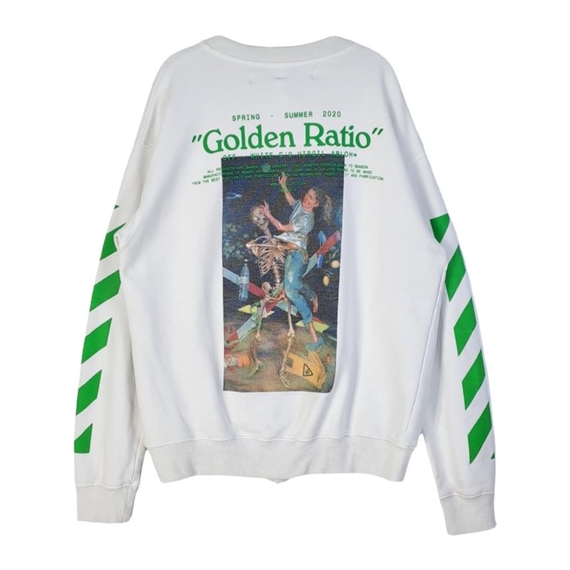 오프화이트 백 파스칼 맨투맨 상품이미지2