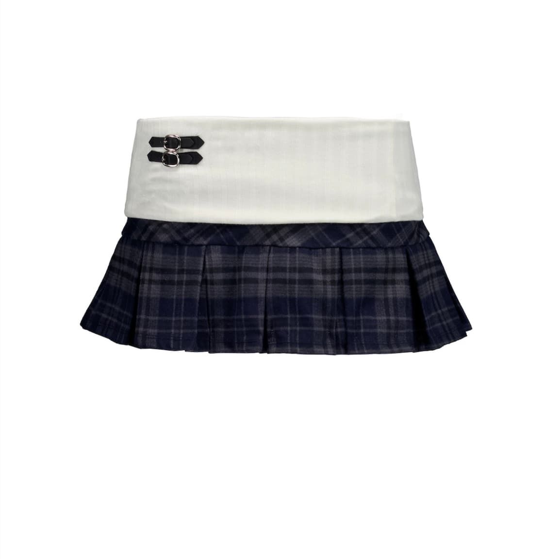 포어링 25FW 4US Banding mini skirt (check) 상품이미지1