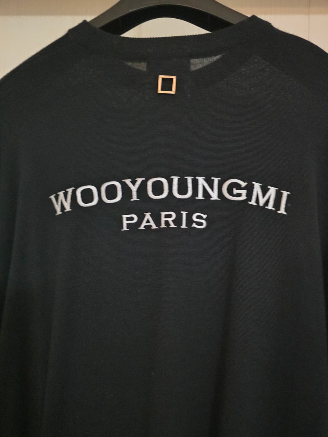 우영미 자수 절개 니트 상품이미지6