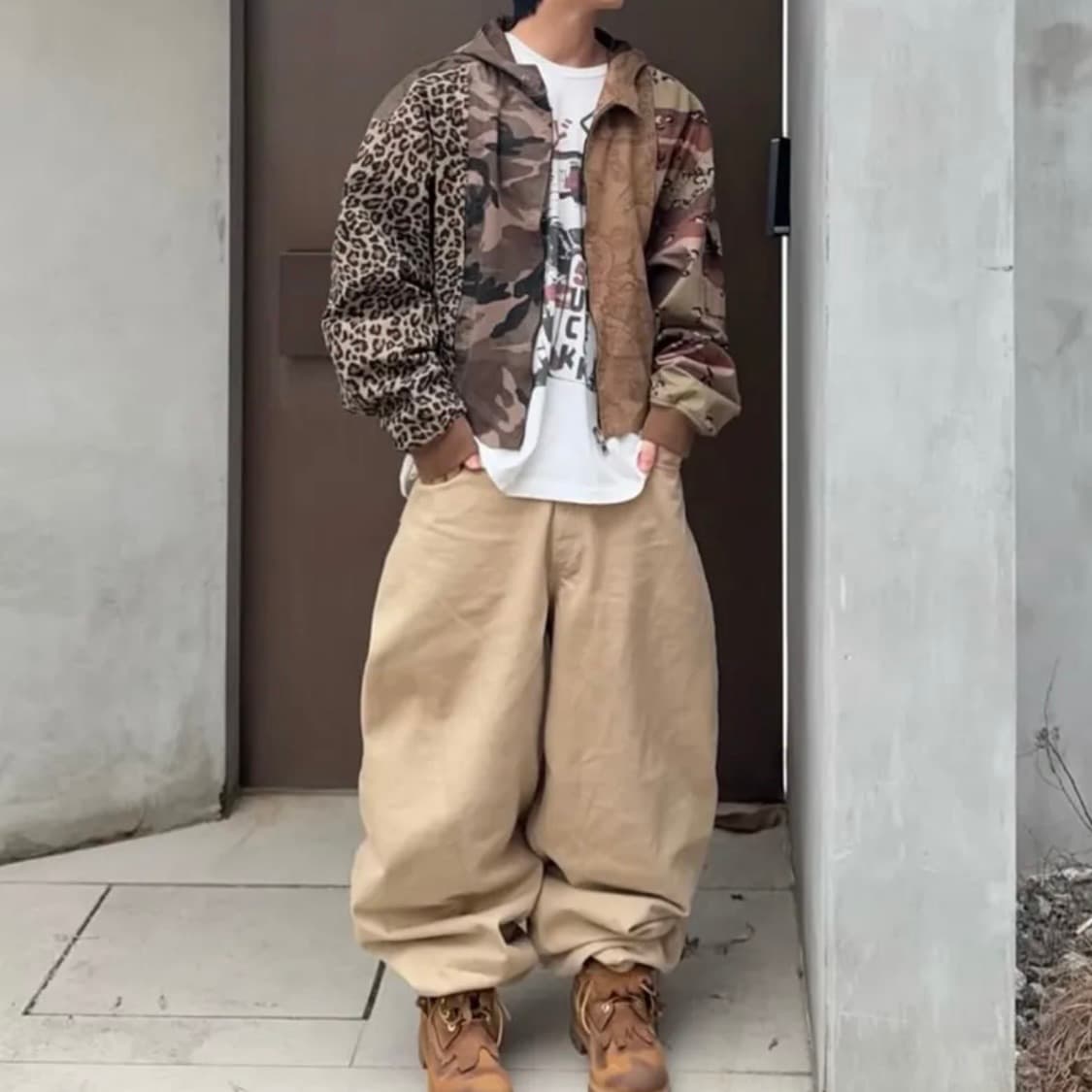 아조바이아조 후드집업 XL 상품이미지3