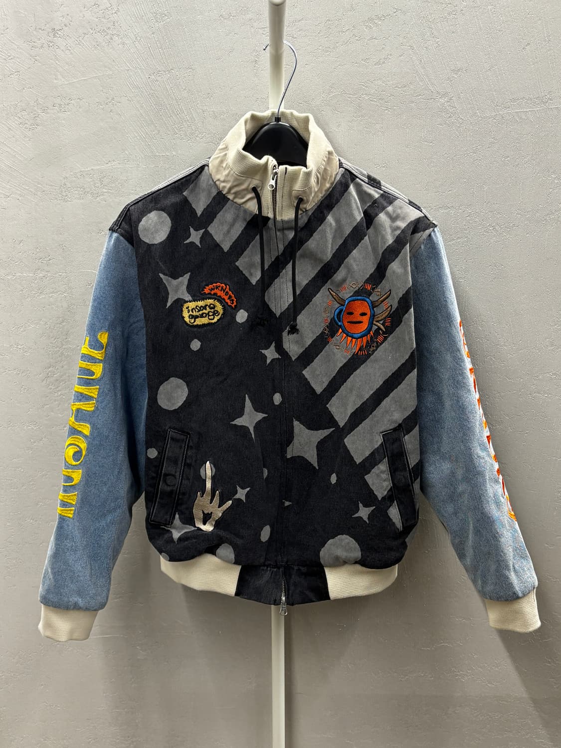 인세인게러지 위캔더스 데님 봄버 자켓 M 상품이미지2