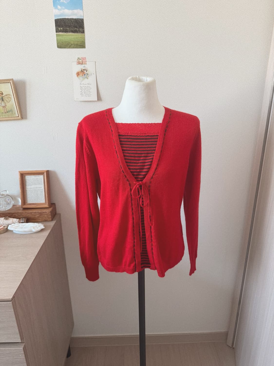 귀여운 레이어드 니트 상품이미지1