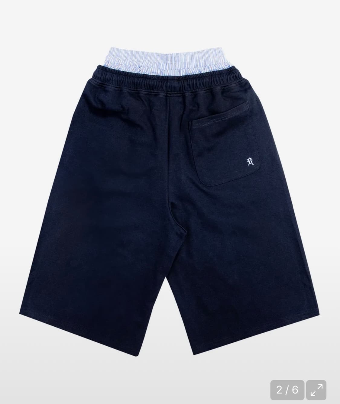 러닝하이 트렁크 레이어드 스웻 쇼츠 상품이미지2