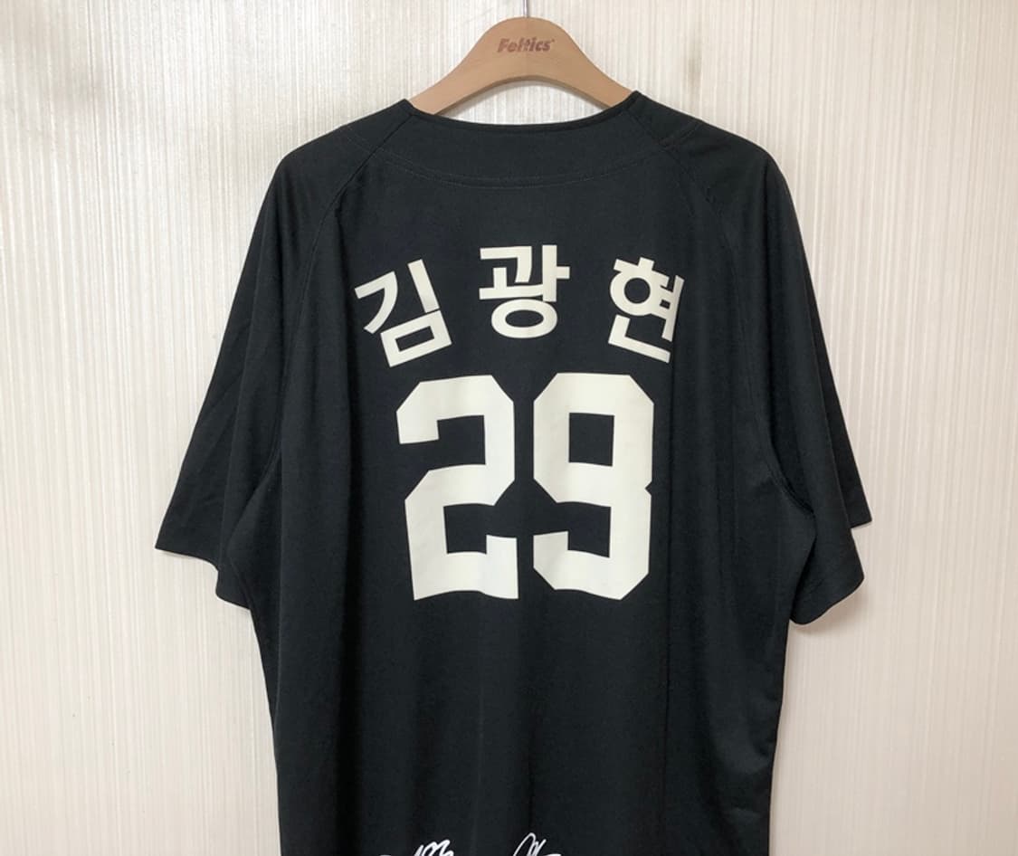 KBO SK와이번스 인천블랙유니폼/져지 XL #29 김광현 상품이미지9