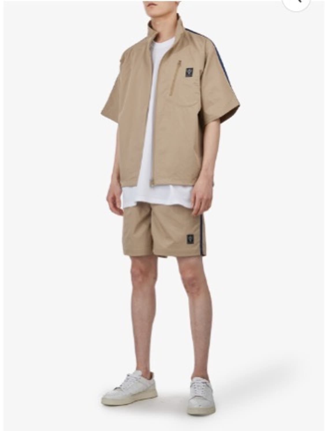 [L]남이서팔 트윌 반소매셔츠 베이지팝니다.  상품이미지1