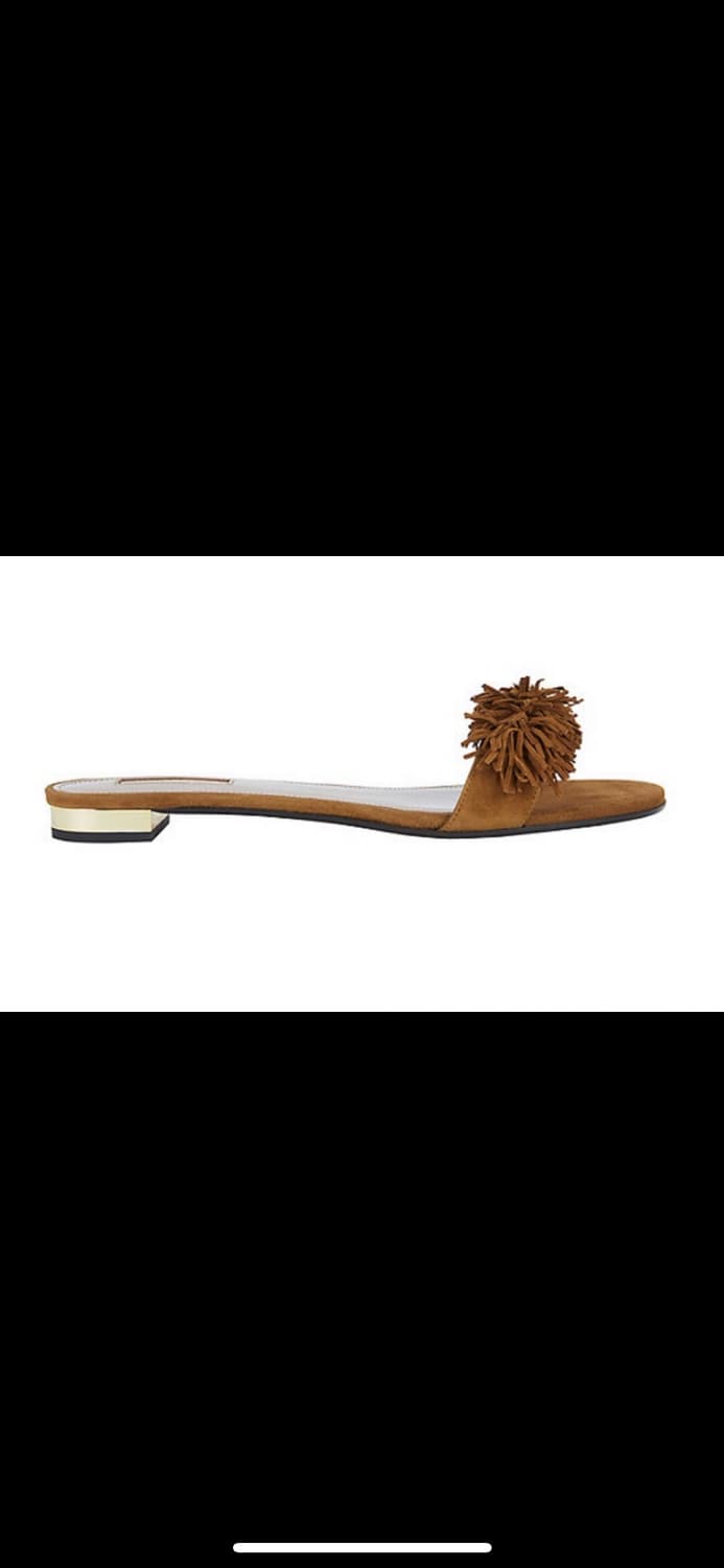 아쿠아주라 브라운 태슬 슬리퍼 샌들 39 상품이미지3