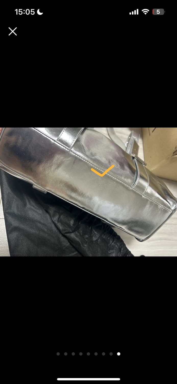 [LEEY] PALQUE BELT TOTE BAG SILVER/가격내림X 상품이미지9