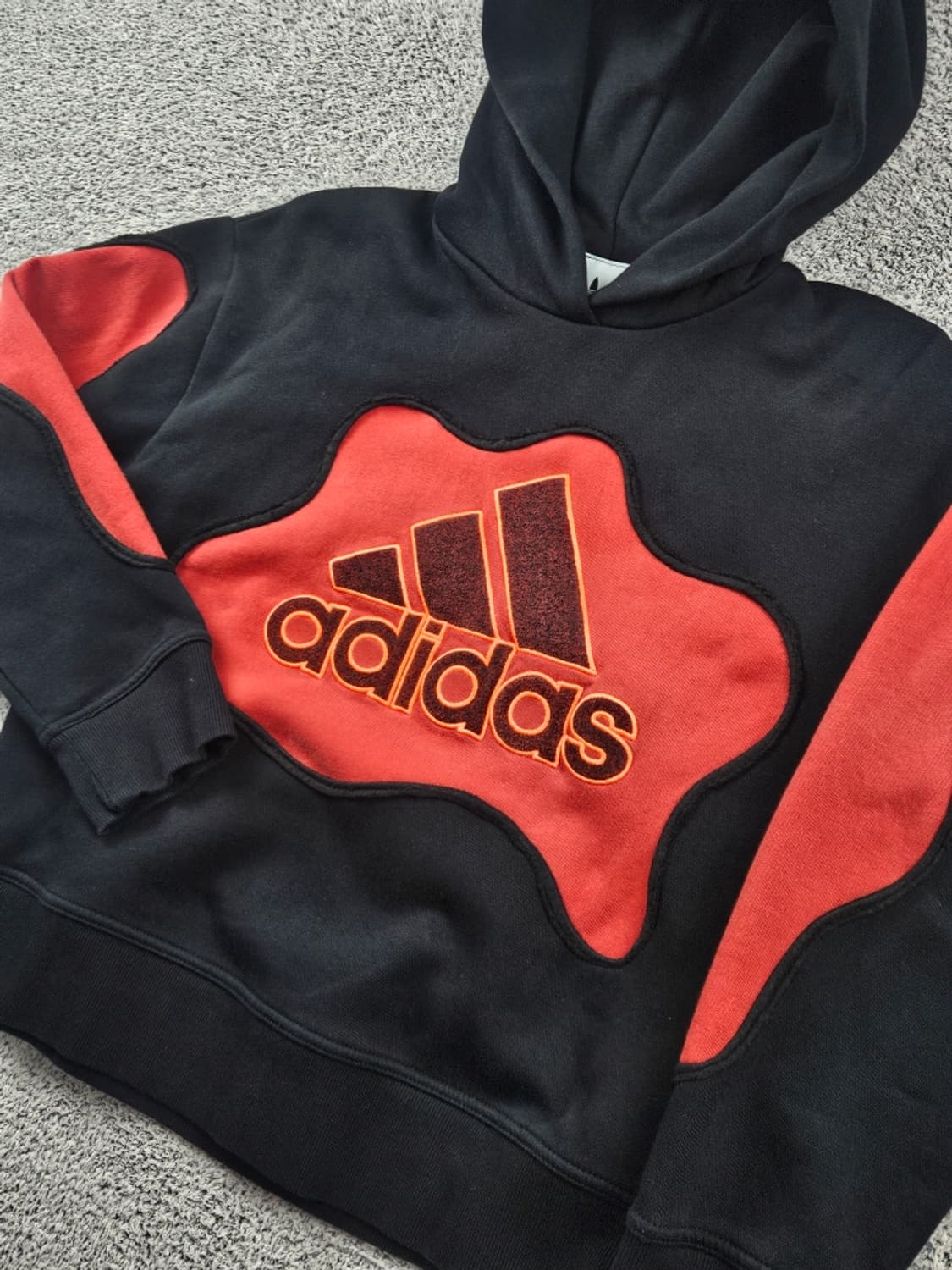 아디다스 아플리케 커스텀 스웻 후드 티셔츠 ( M 추정 ) / 9351 상품이미지6