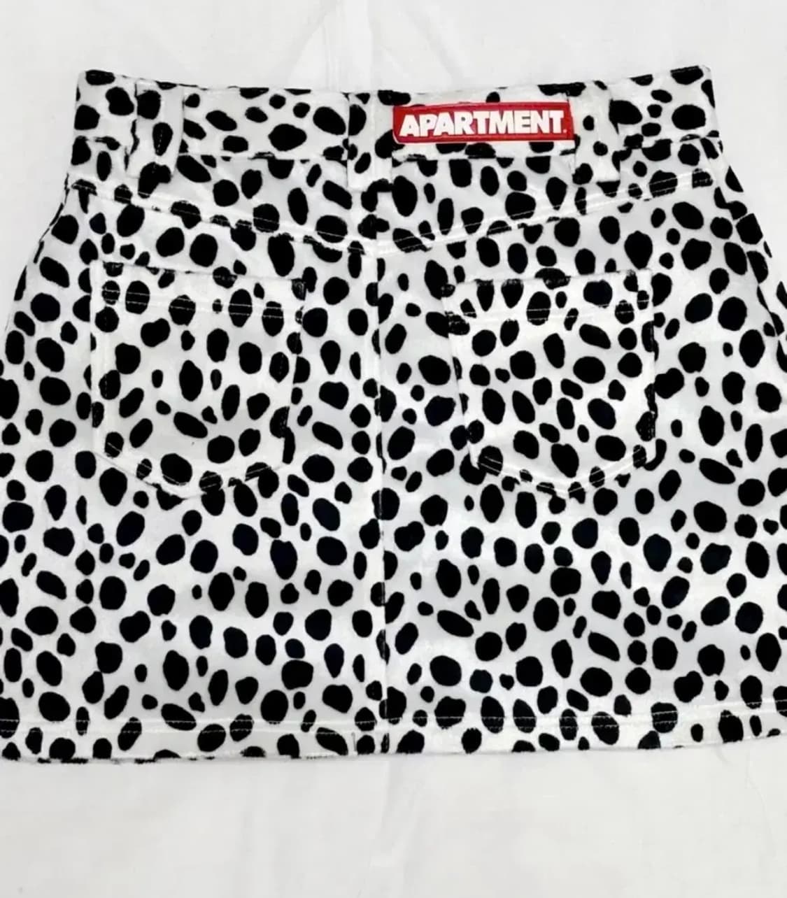 아파트먼트 달마시안 101 패턴 미니스커트 치마 상품이미지3