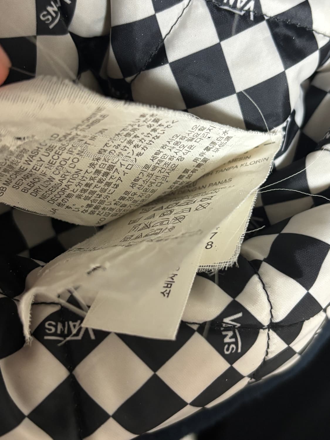 반스 네이비 코치 자켓 상품이미지8