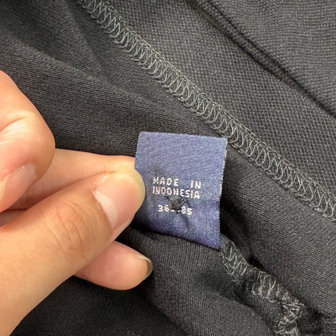 RALPH LAUREN 핑크 빅포니 긴팔 셔츠 블랙 L 상품이미지5