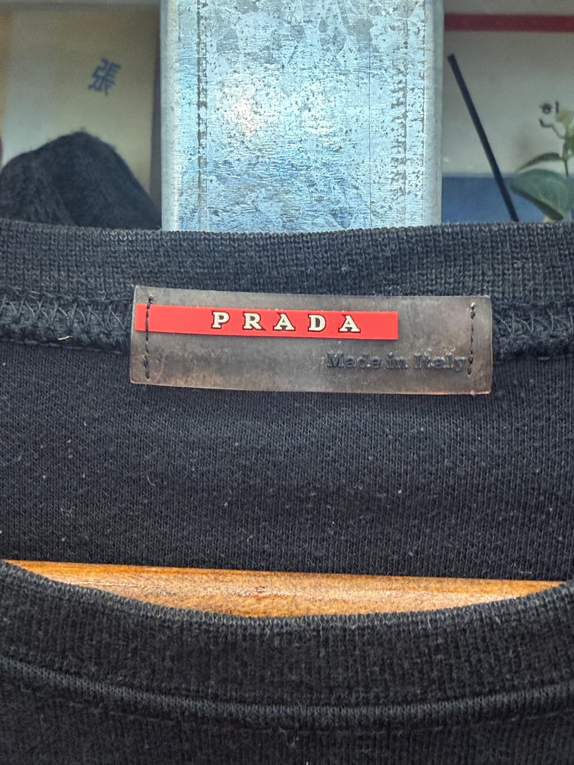 PRADA Sport 레드 로고 롱슬리브  상품이미지3