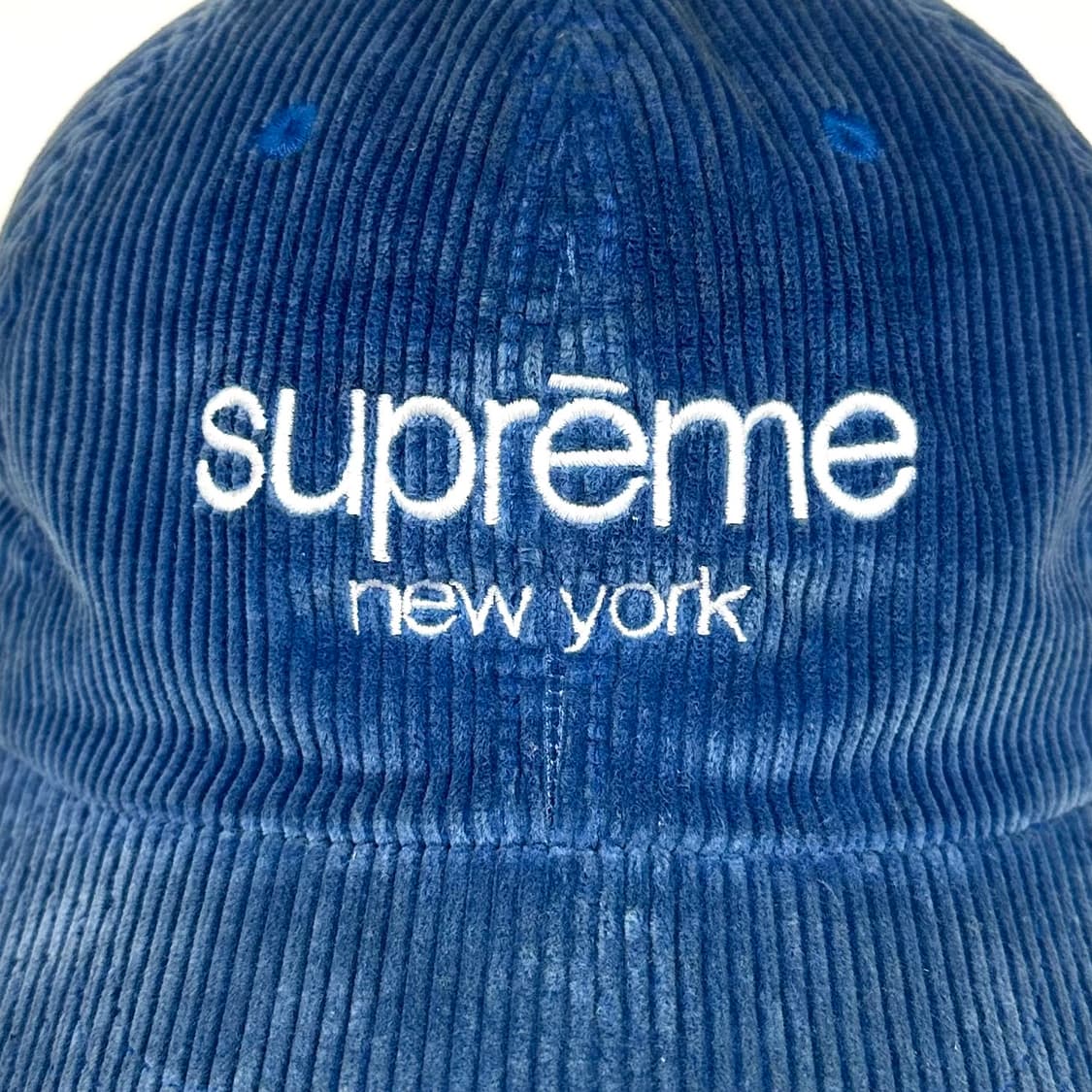 슈프림 클래식 로고 코듀로이캡 상품이미지4