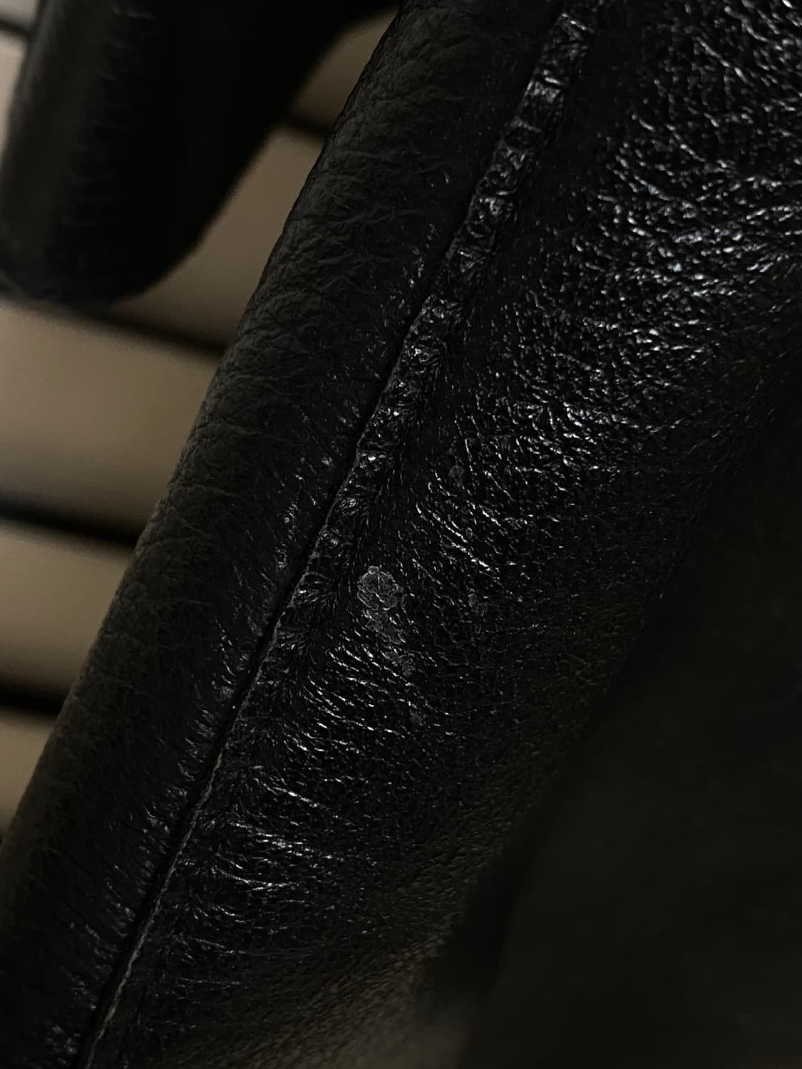 ISOFACE 가죽 롱코트 상품이미지7