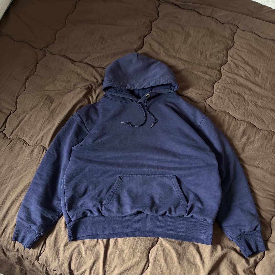 90s 캠버 더블페이스 써멀 후드 상품이미지1