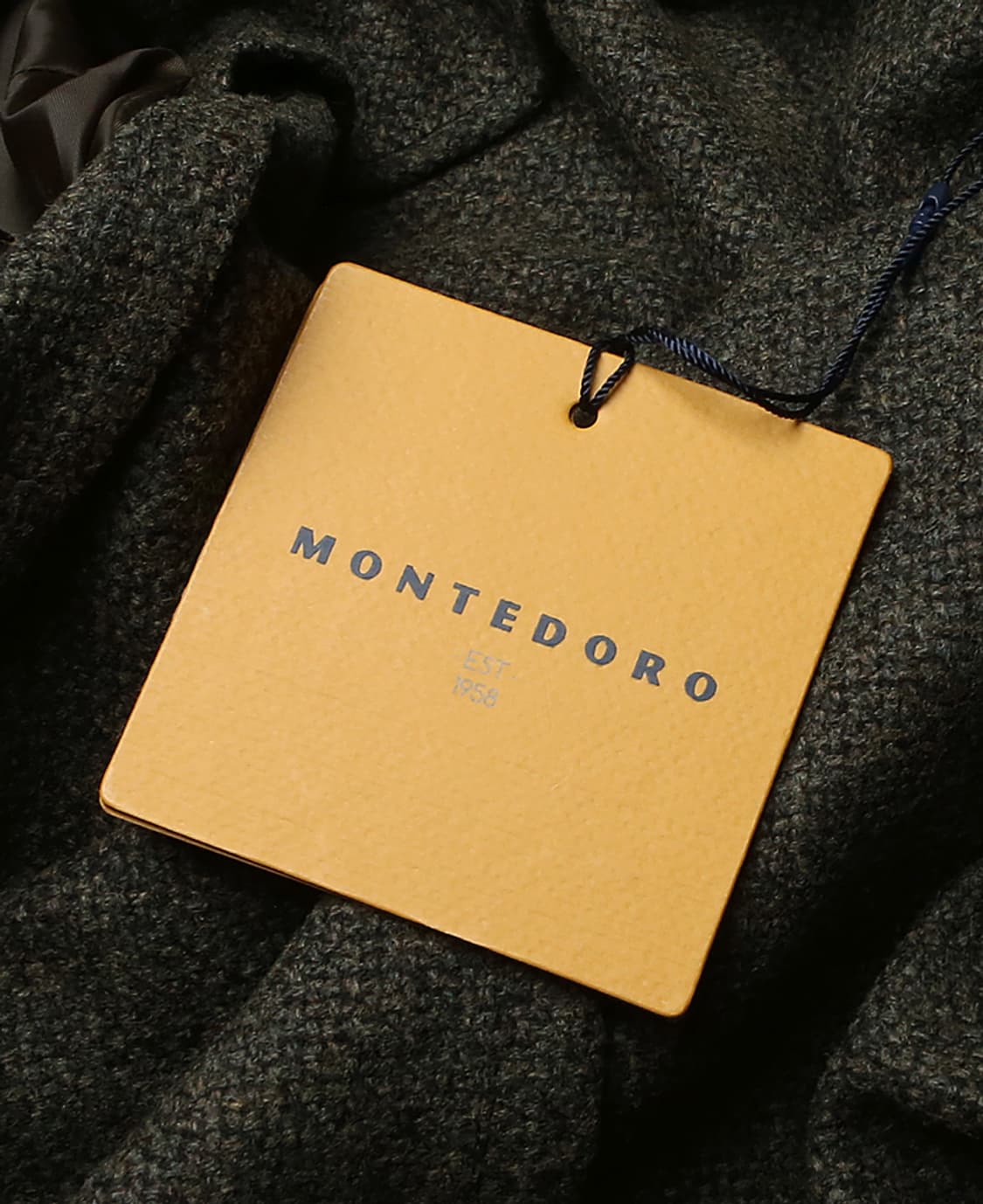 몬테도로 [Montedoro] 버진 울 코튼 캐시미어 카키 트위드 자켓 상품이미지7