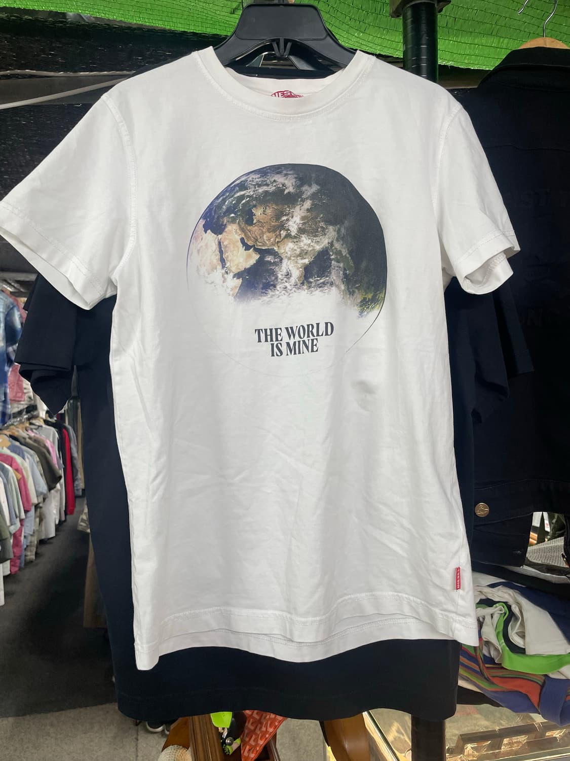 디젤 지구본 티셔츠 상품이미지2