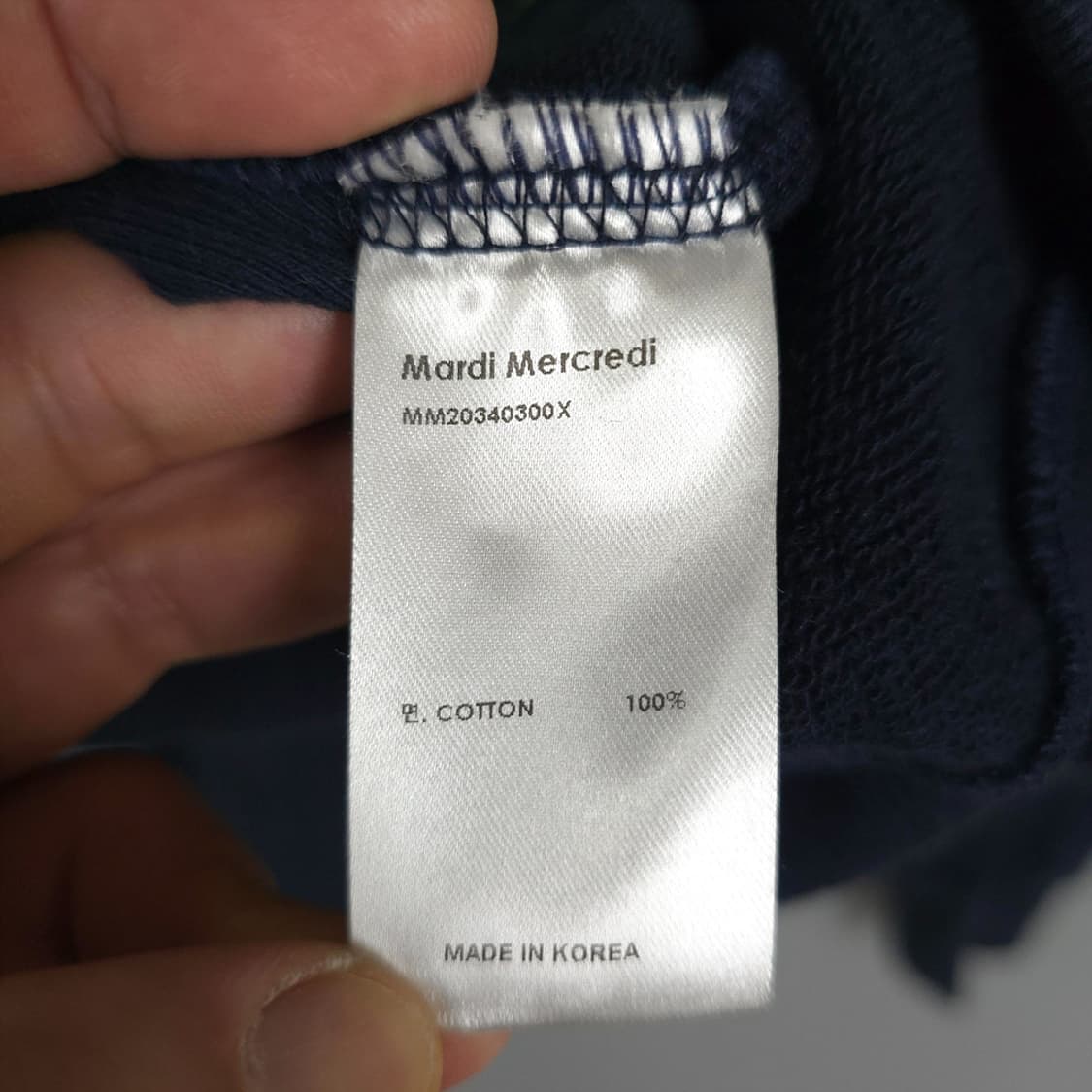 여성용 마르디메크르디 Mardi Mercredi 플라워 그래픽 맨투맨 상품이미지6