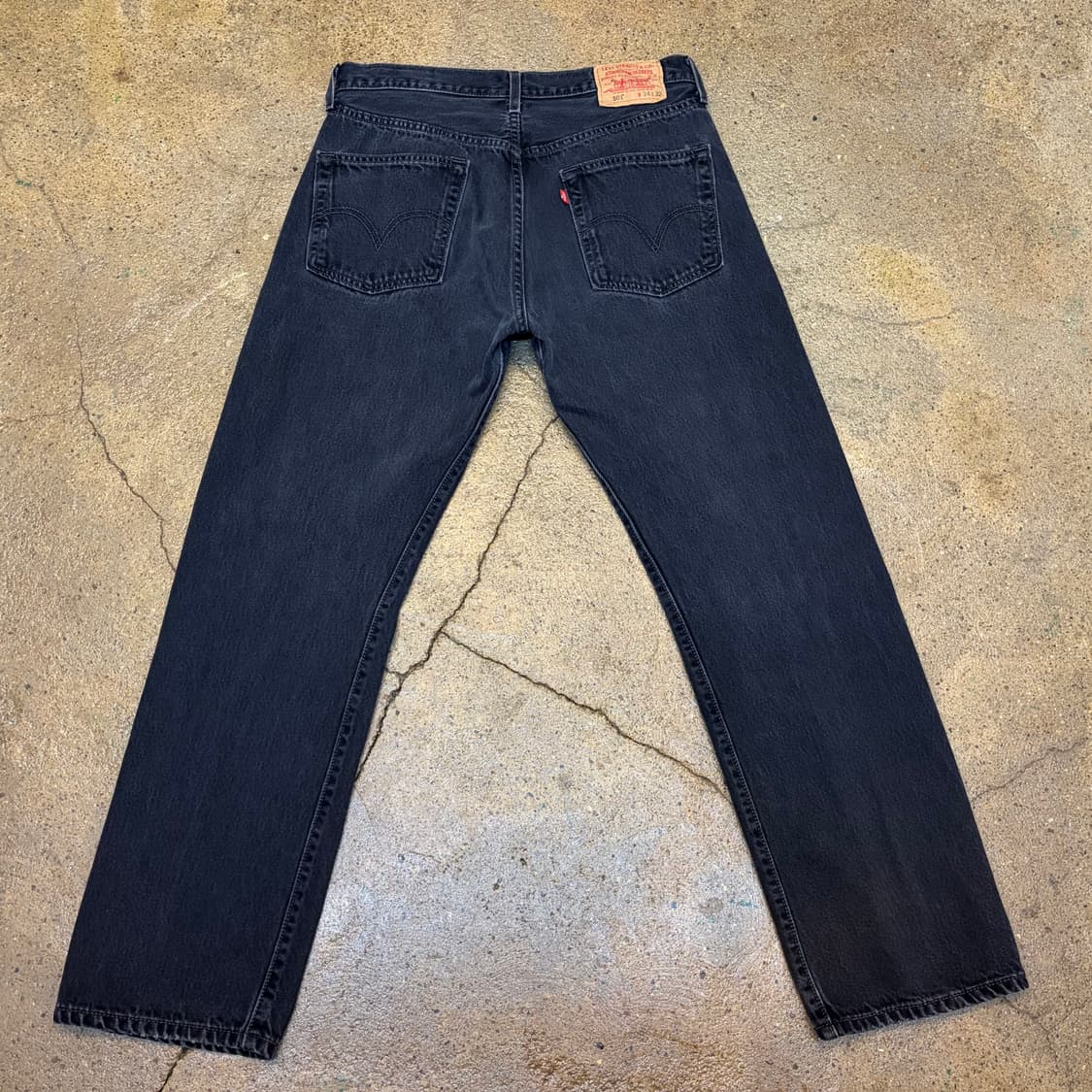00s 미국 빈티지 리바이스 501 블랙진 청바지 상품이미지4