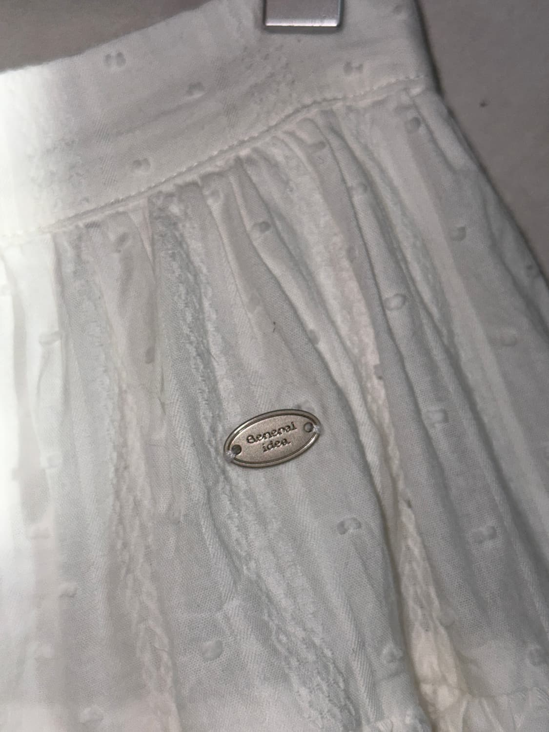 General Idea Unbal Cotton Frill Midi Sk 상품이미지3