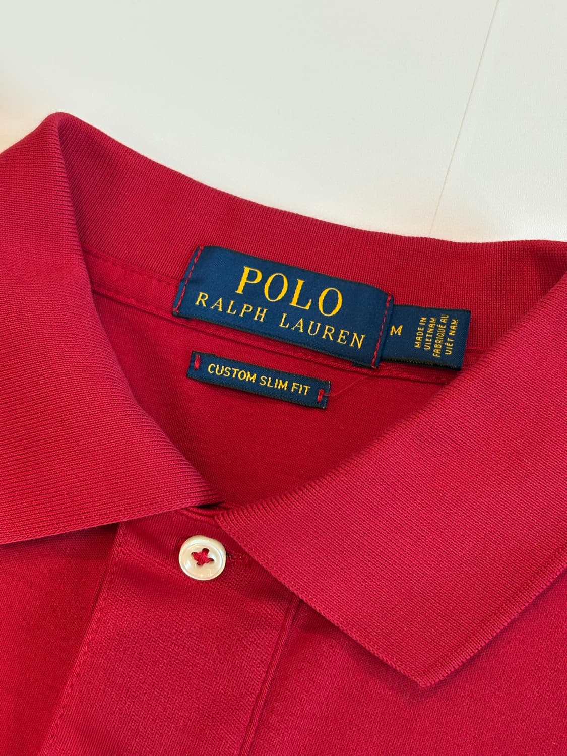 Polo 폴로랄프로렌 신형택 레드 카라티  상품이미지3