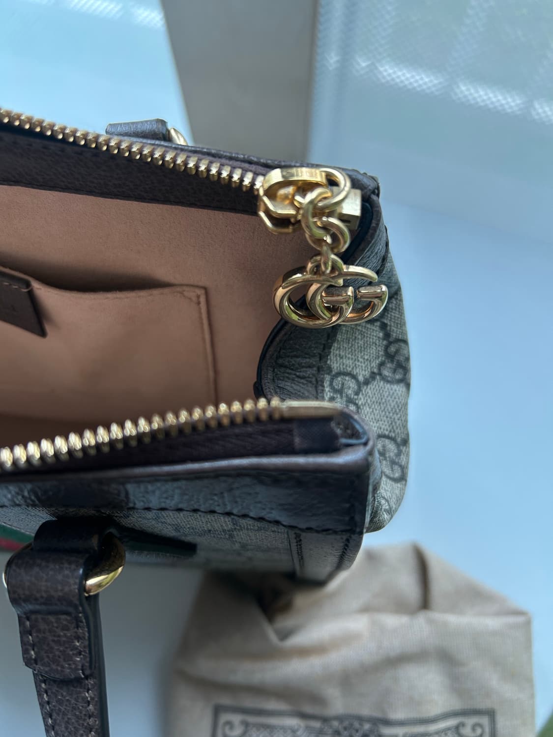 🫣상점오픈이벤트22))Gucci 구찌 오피디아 GG 스몰 토트백 풀박스 상품이미지6