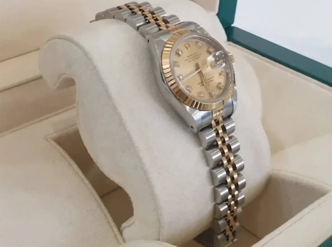 (정품 풀구성)롤렉스 데이저스트 18k콤비 다이아 여성 시계 풀박스구성 상품이미지3