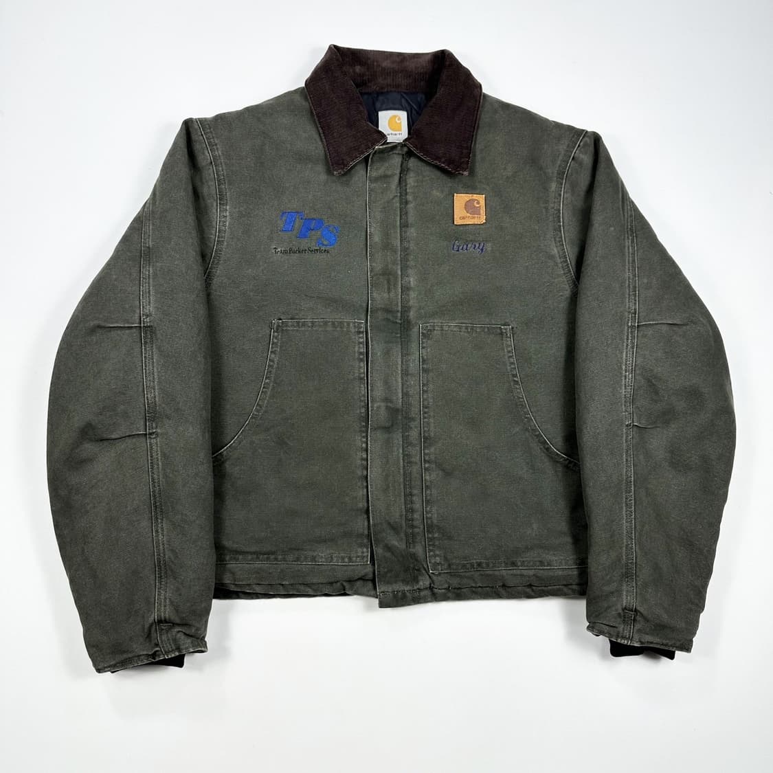 칼하트 오리지널 C03 모스그린 워크자켓 (L) 상품이미지2