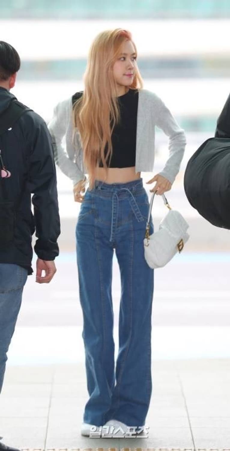 stoned immaculate 블랙핑크 로제 착용 부츠컷 팬츠 상품이미지2