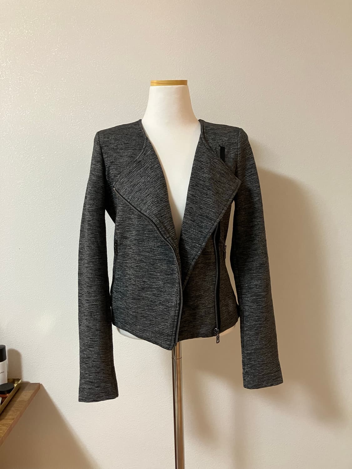 아르마니익스체인지 면혼방 숏자켓 xxs 상품이미지6