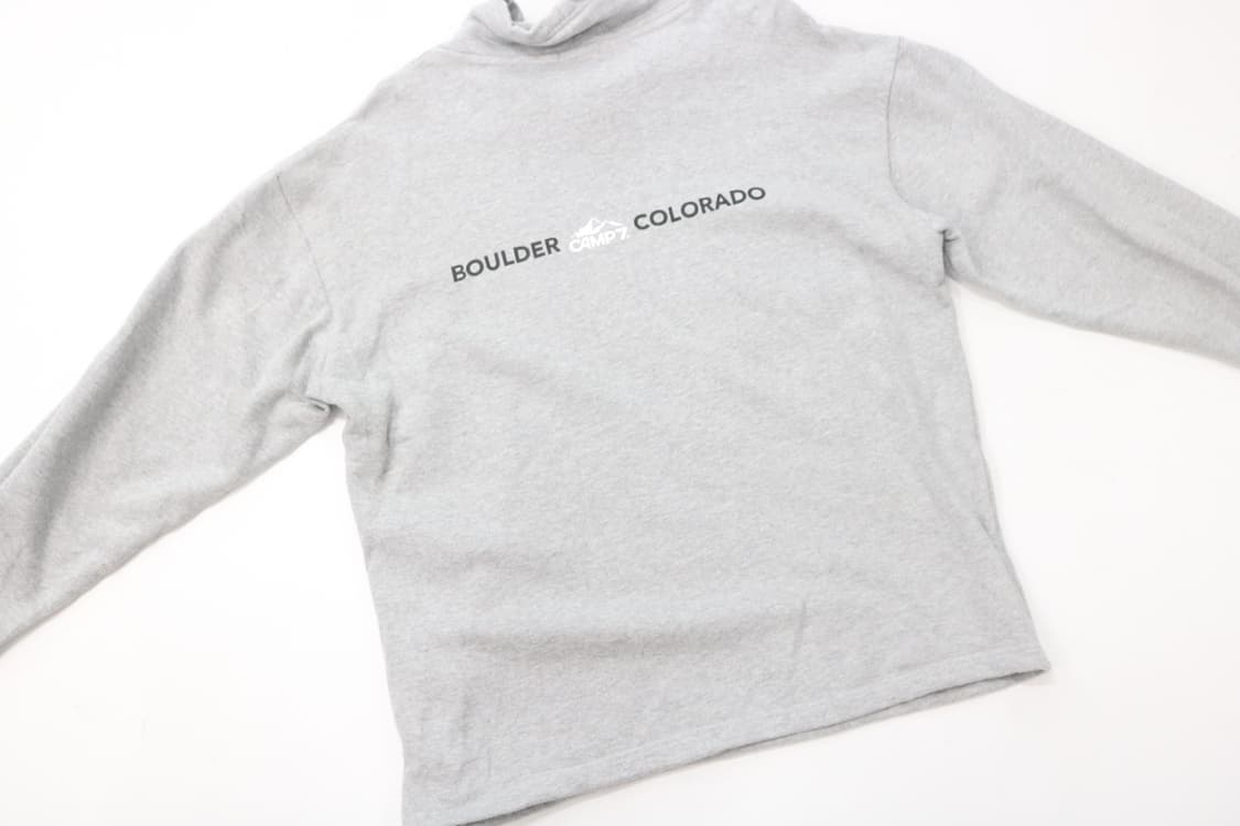 CAMP7 캠프세븐 빈티지 그레이 스트링 하이넥 스웨트셔츠 M 상품이미지8