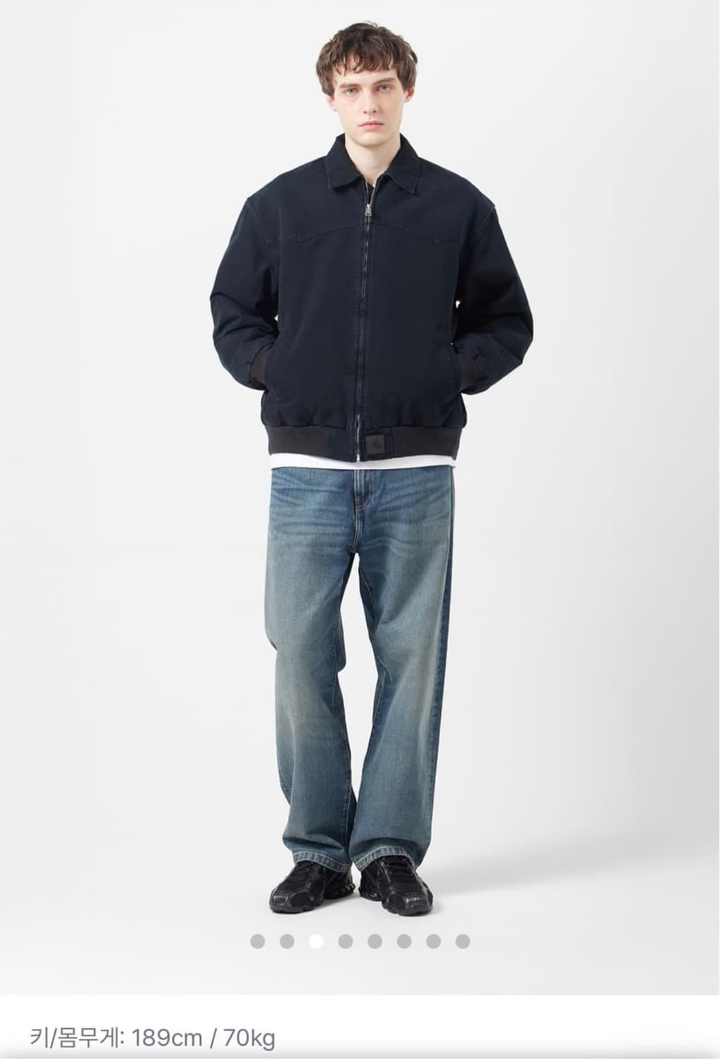 칼하트 wip OG 산타페 자켓 xl (블랙캔버스) 상품이미지4